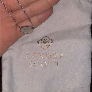 Silver Druzy Necklace